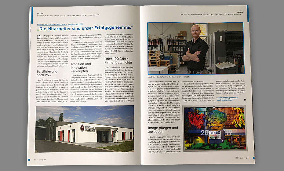 NUTZEN - Das Magazin der Druck und Medienverbände